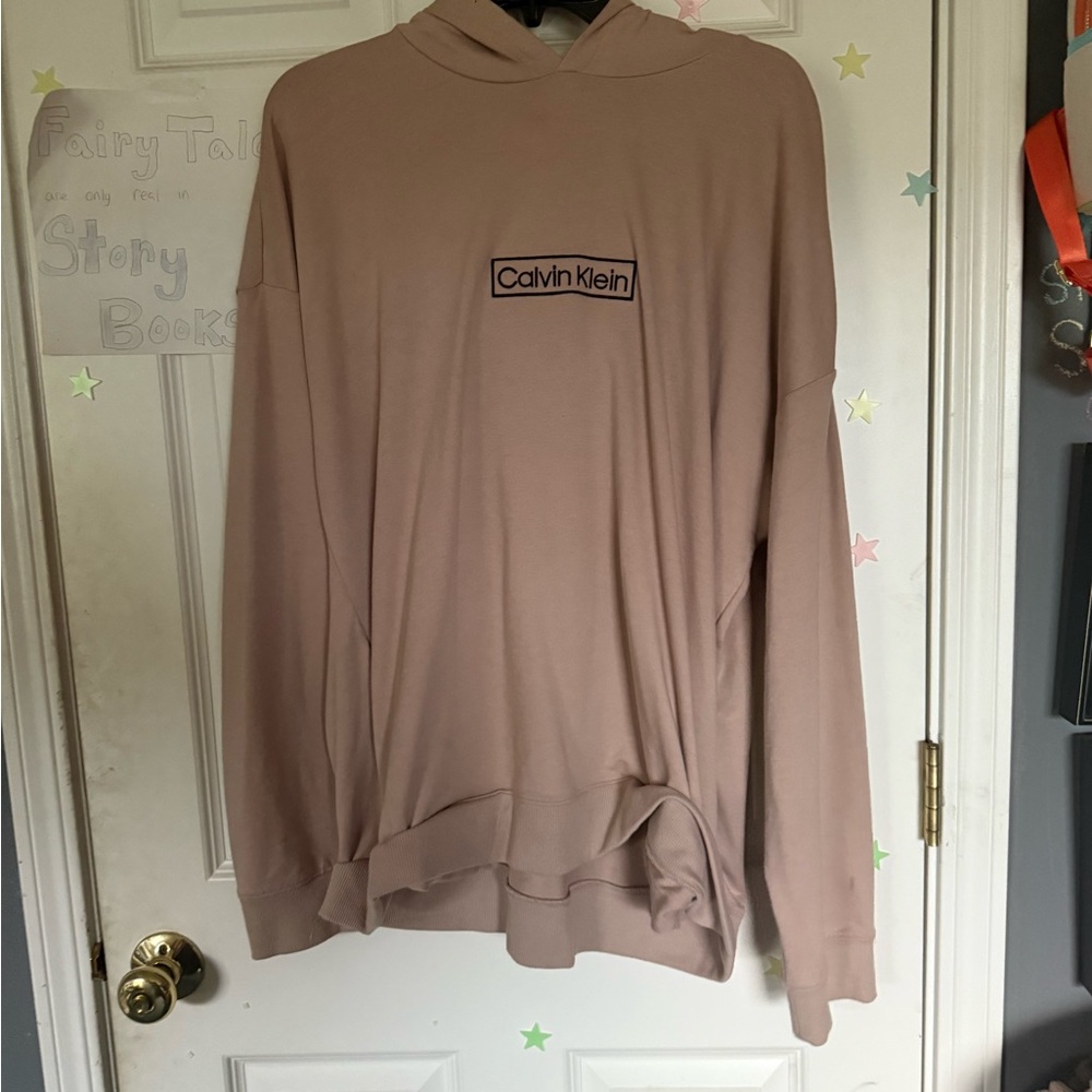 Calvin Klein Beige Hoodie- Pants available